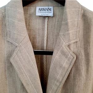 Armani Collezioni 100% Linen Blazer/Suit Jacket 10